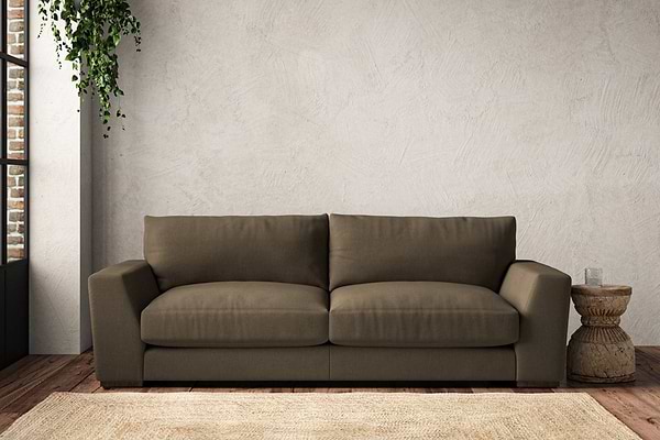 Guddu Large Sofa - Brera Linen Chestnut