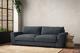 Guddu Large Sofa - Brera Linen Dusk
