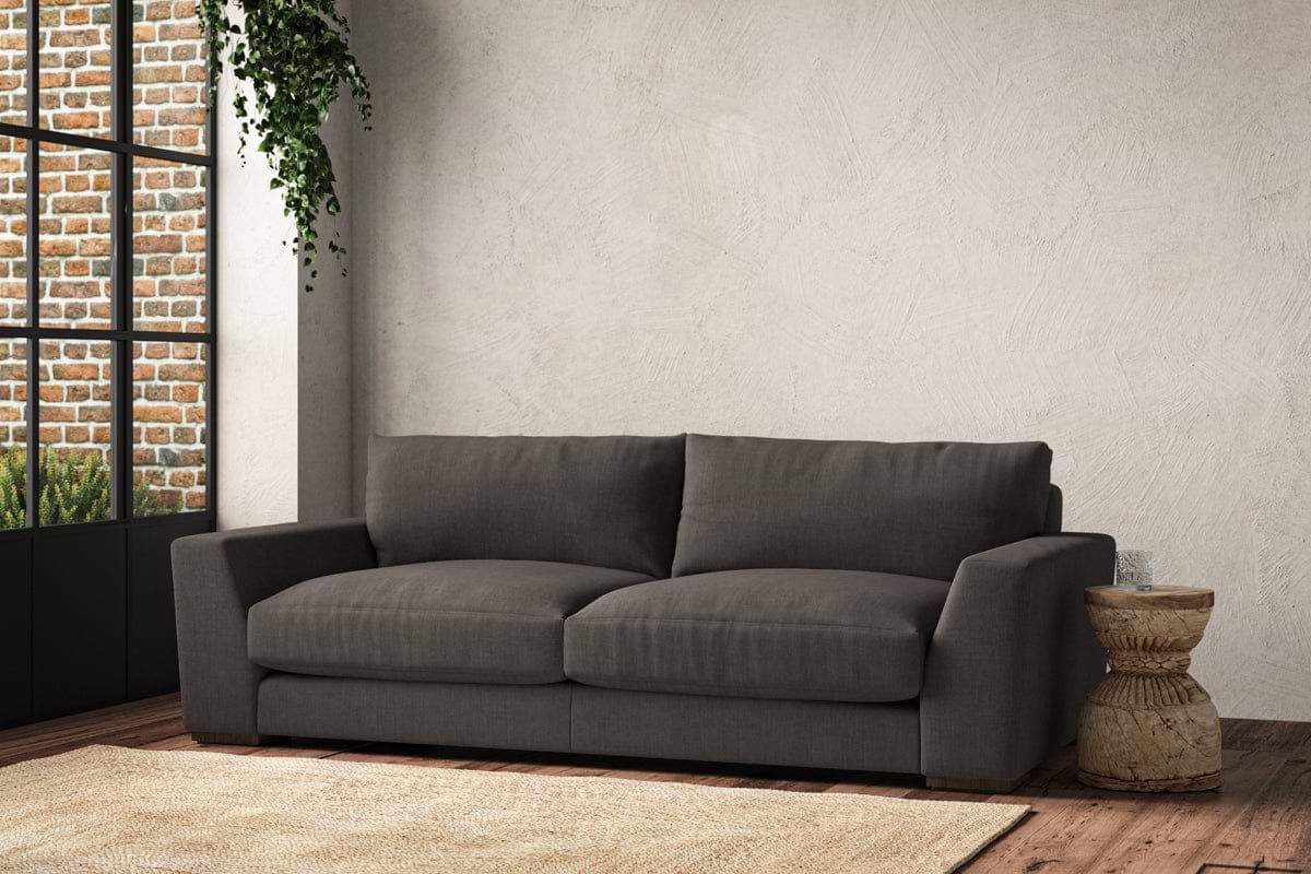 Guddu Large Sofa - Brera Linen Granite