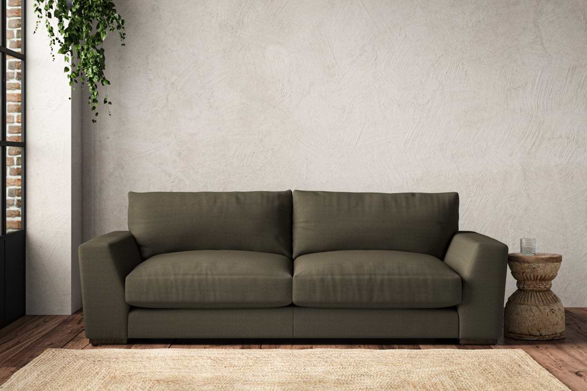 Guddu Large Sofa - Recycled Cotton Fatigue-MAKE TO ORDER-Nkuku