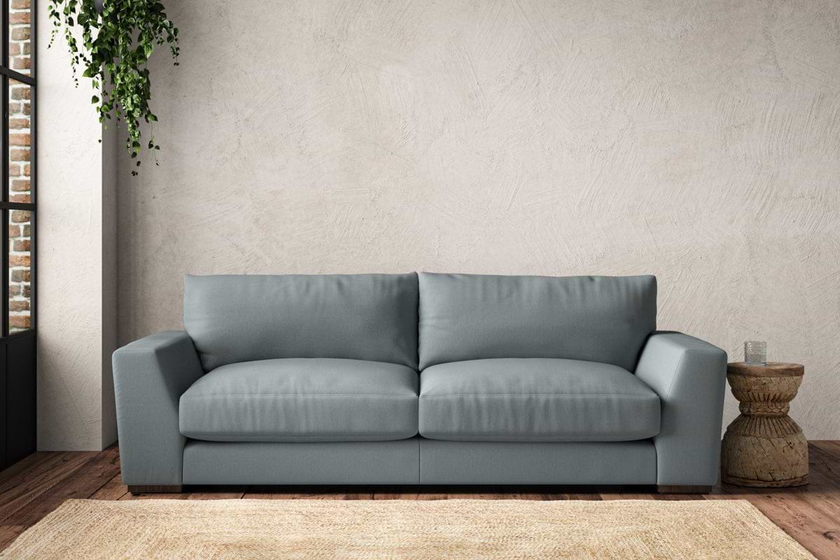 Guddu Large Sofa - Recycled Cotton Horizon-MAKE TO ORDER-Nkuku