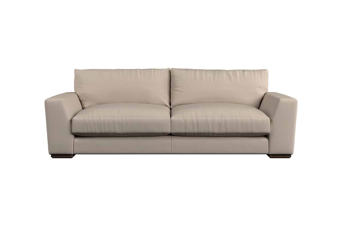 Guddu Large Sofa - Recycled Cotton Thunder-MAKE TO ORDER-Nkuku