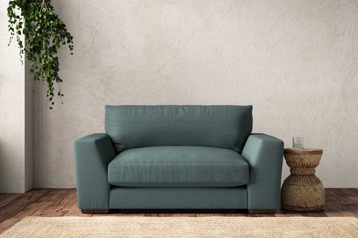 Guddu Love Seat - Recycled Cotton Airforce-MAKE TO ORDER-Nkuku