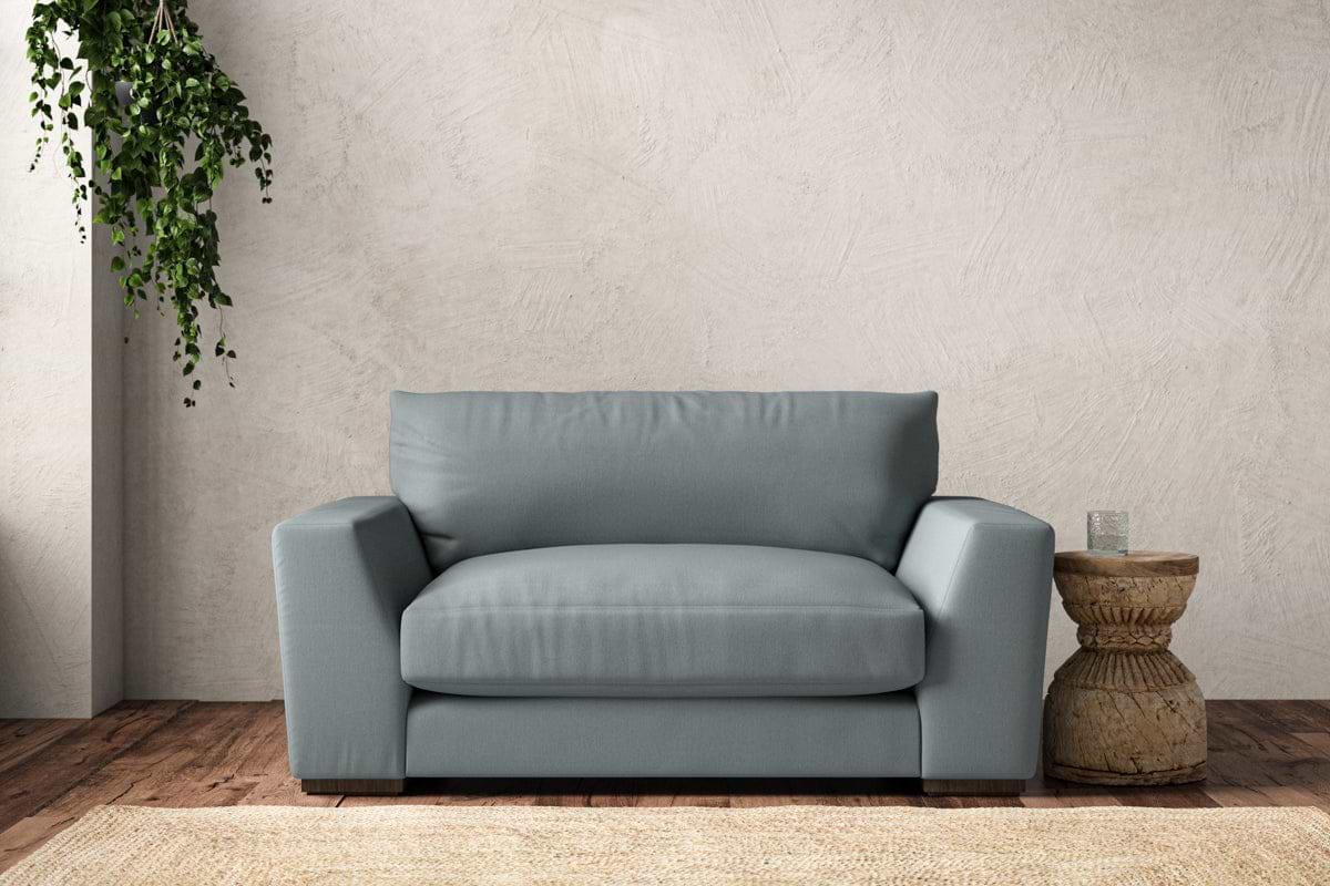 Guddu Love Seat - Recycled Cotton Horizon-MAKE TO ORDER-Nkuku