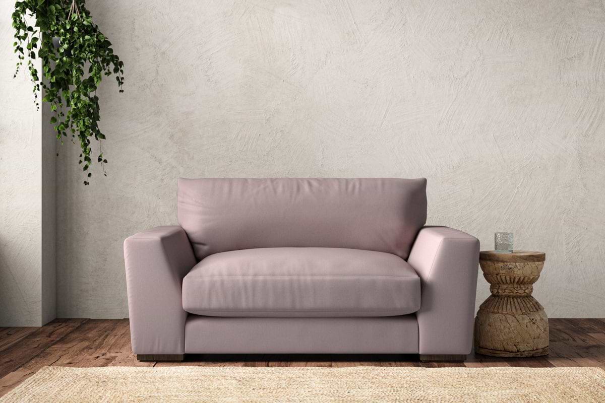 Guddu Love Seat - Recycled Cotton Lavender-MAKE TO ORDER-Nkuku