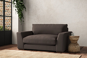Guddu Love Seat - Recycled Cotton Mocha