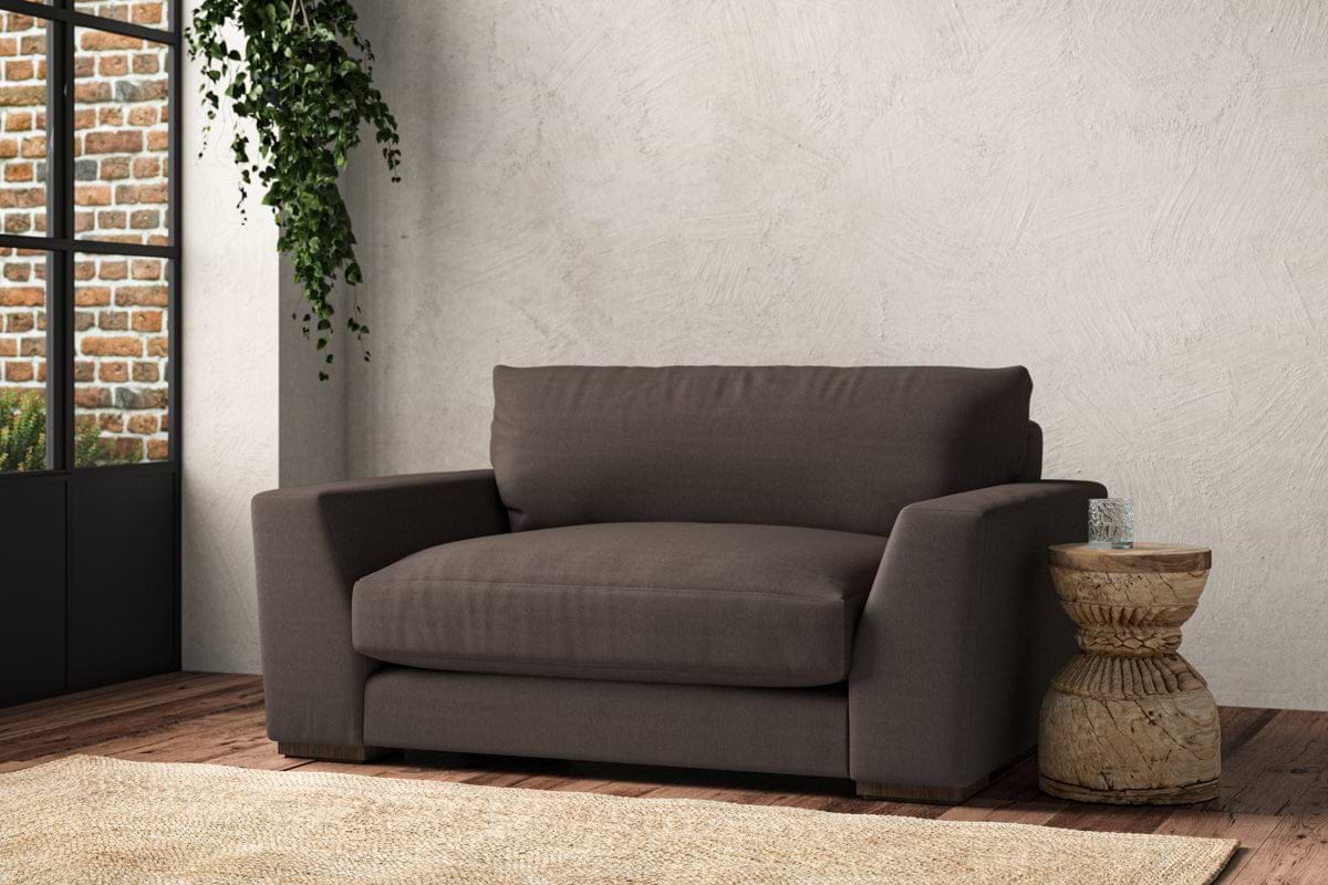 Guddu Love Seat - Recycled Cotton Mocha