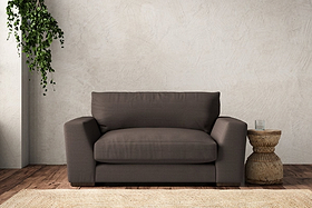 Guddu Love Seat - Recycled Cotton Mocha