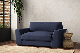 Guddu Love Seat - Recycled Cotton Navy