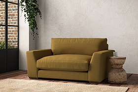 Guddu Love Seat - Recycled Cotton Ochre