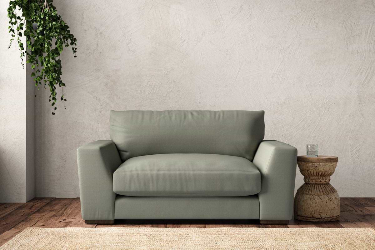 Guddu Love Seat - Recycled Cotton Seaspray-MAKE TO ORDER-Nkuku