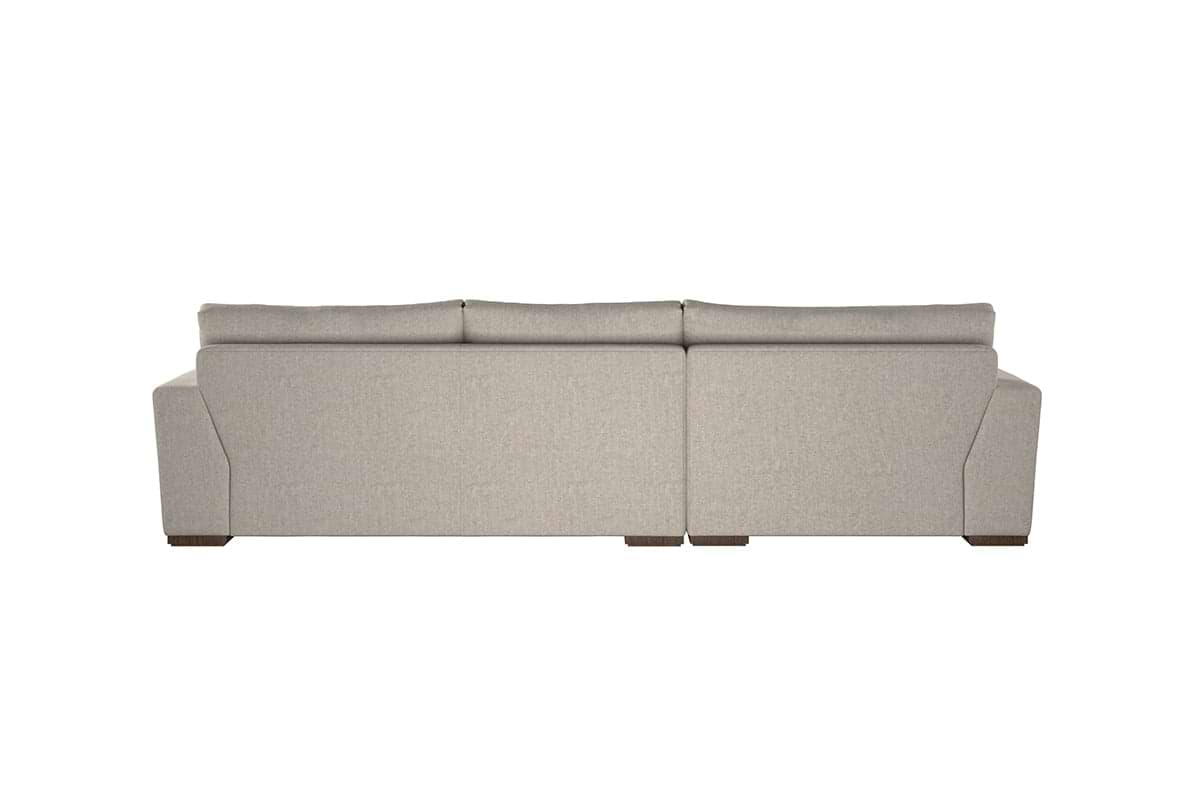 Guddu Medium Left Hand Chaise Sofa - Brera Linen Indigo