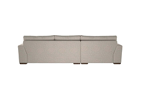 Guddu Medium Left Hand Chaise Sofa - Brera Linen Jade
