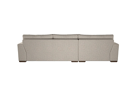 Guddu Medium Left Hand Chaise Sofa - Brera Linen Natural-nkuku