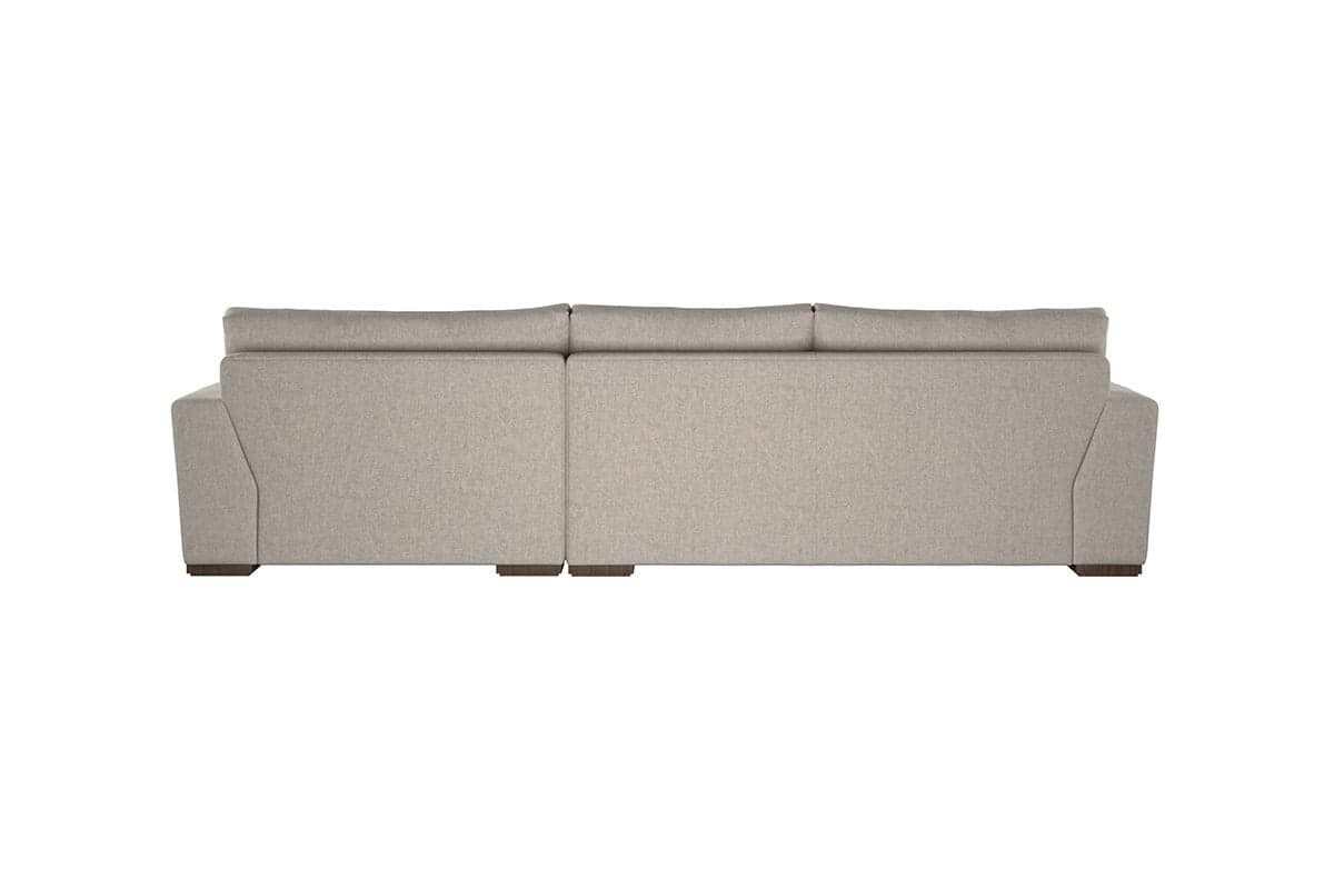 Guddu Medium Right Hand Chaise Sofa - Brera Linen Charcoal