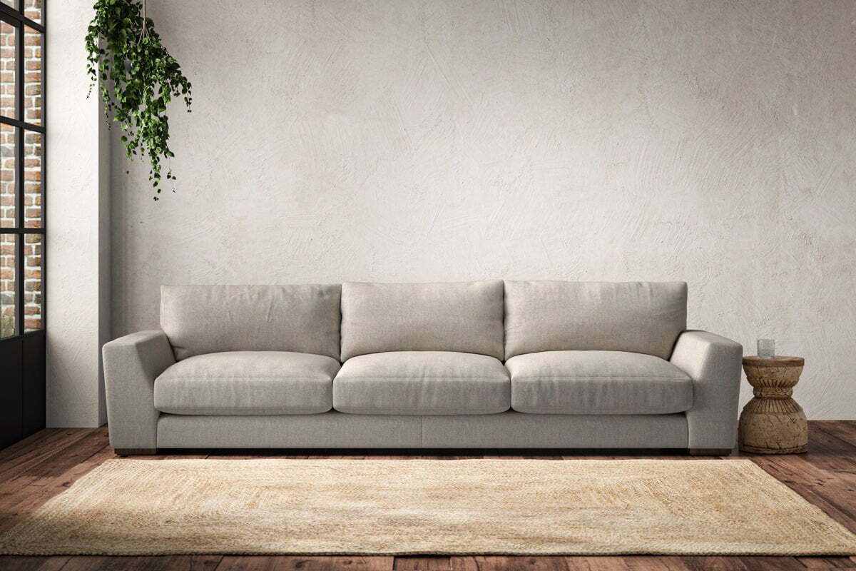 Guddu Super Grand Sofa - Brera Linen Natural
