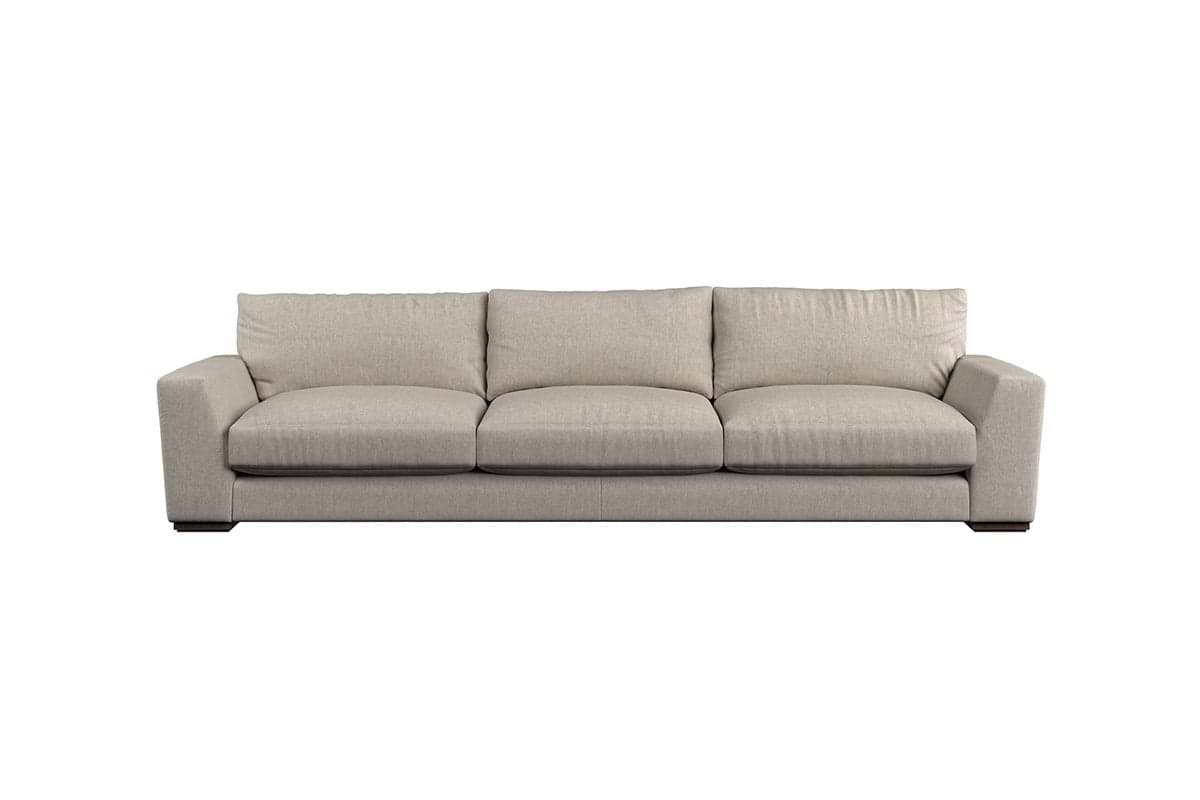 Guddu Super Grand Sofa - Brera Linen Pebble