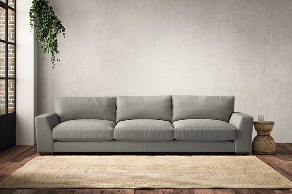Guddu Super Grand Sofa - Brera Linen Smoke