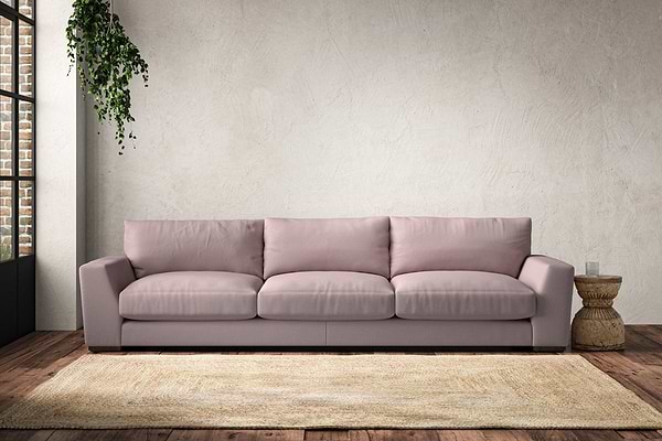 Guddu Super Grand Sofa - Recycled Cotton Lavender