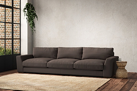 Guddu Super Grand Sofa - Recycled Cotton Mocha
