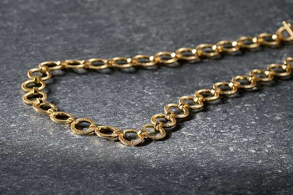 Hara Onyx Necklace - Gold