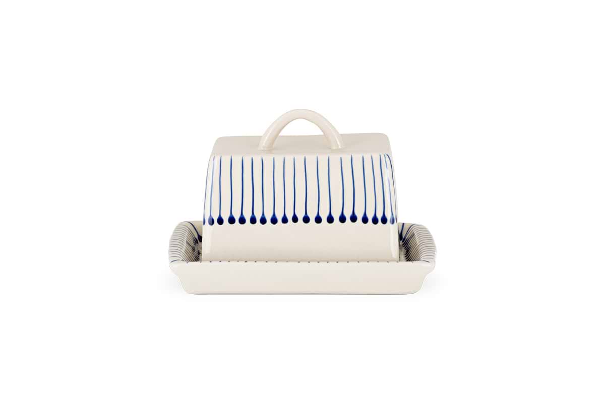 Iba Butter Dish - Indigo
