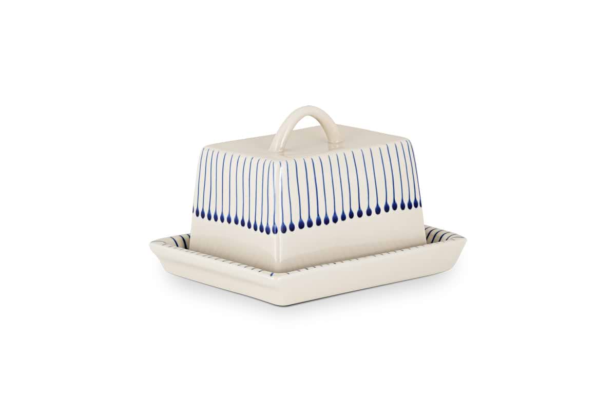 Iba Butter Dish - Indigo