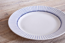 Iba Dinner Plate - Indigo