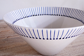 Iba Serving Bowl - Indigo