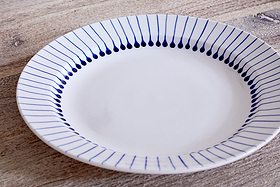 Iba Side Plate - Indigo