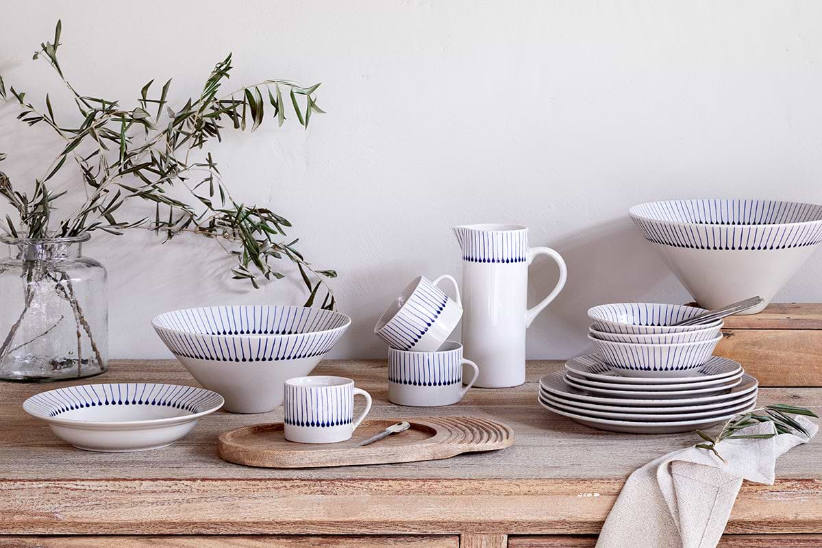 Iba Side Plate - Indigo