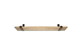 Ibo Reclaimed Wood & Iron Shelf - Natural