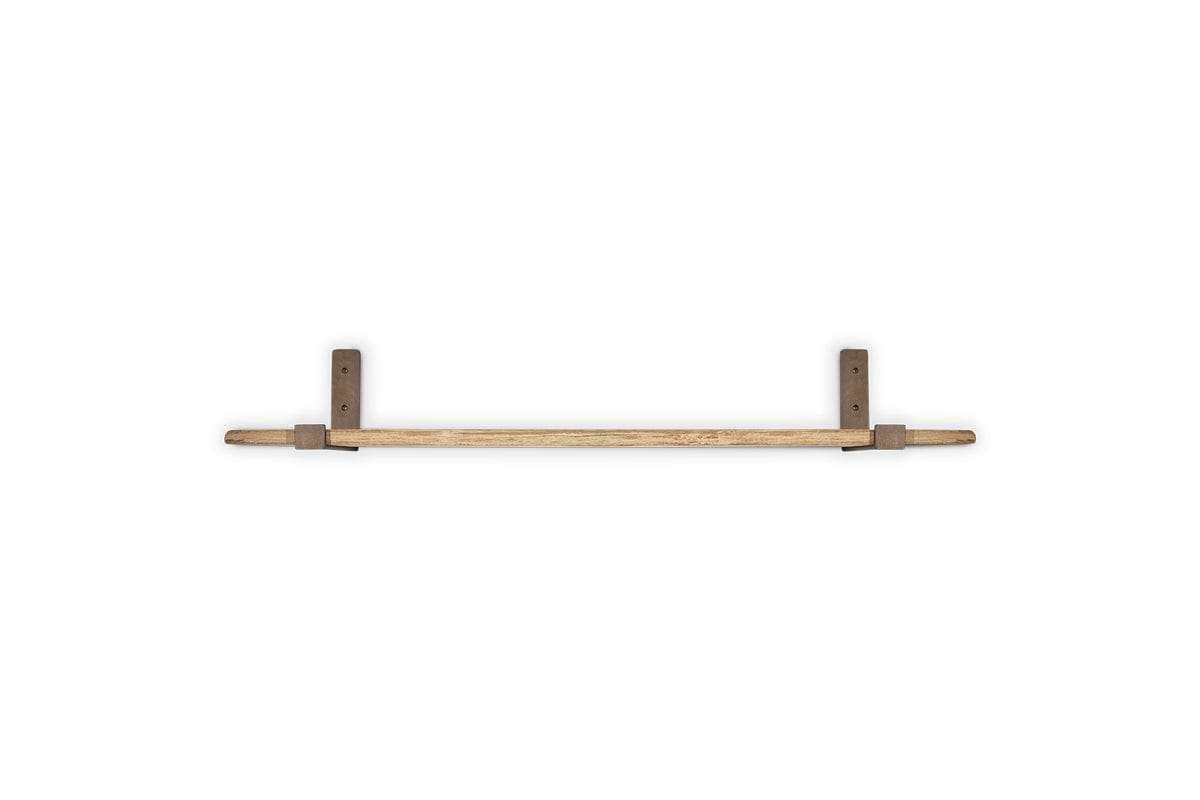 Ibo Reclaimed Wood & Iron Shelf - Natural