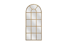 Imoma Iron Full Length Arch Mirror - Brass