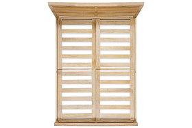 Indali Mango Wood Bed - Natural
