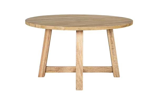 Indali Mango Wood Round Dining Table - Natural