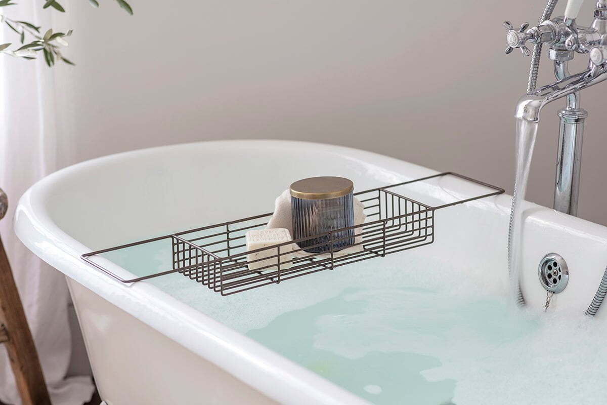 Indore Iron Bath Bridge-BATHROOM-Nkuku