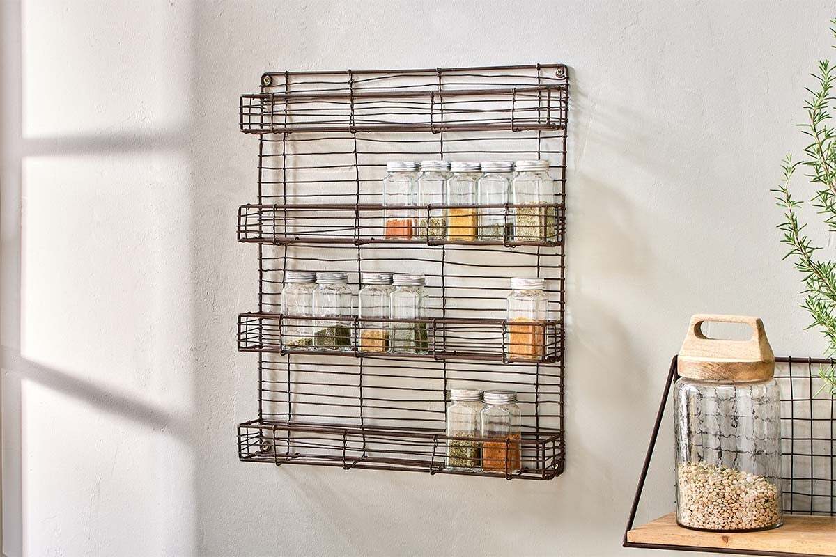 Inkollu Spice Rack-KITCHEN STORAGE & UTILITY-Nkuku