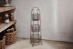 Inkollu Three-Tiered Storage Stand