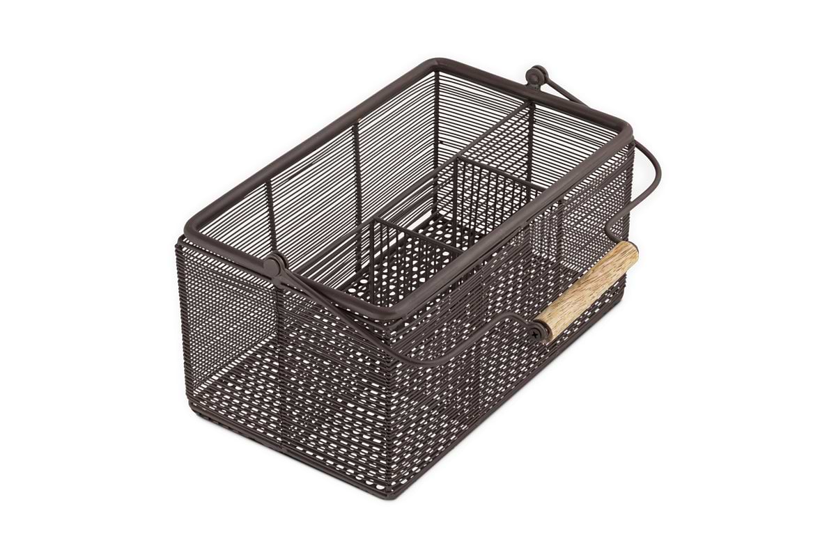 Inkollu Wire Cutlery Holder - Aged Brass