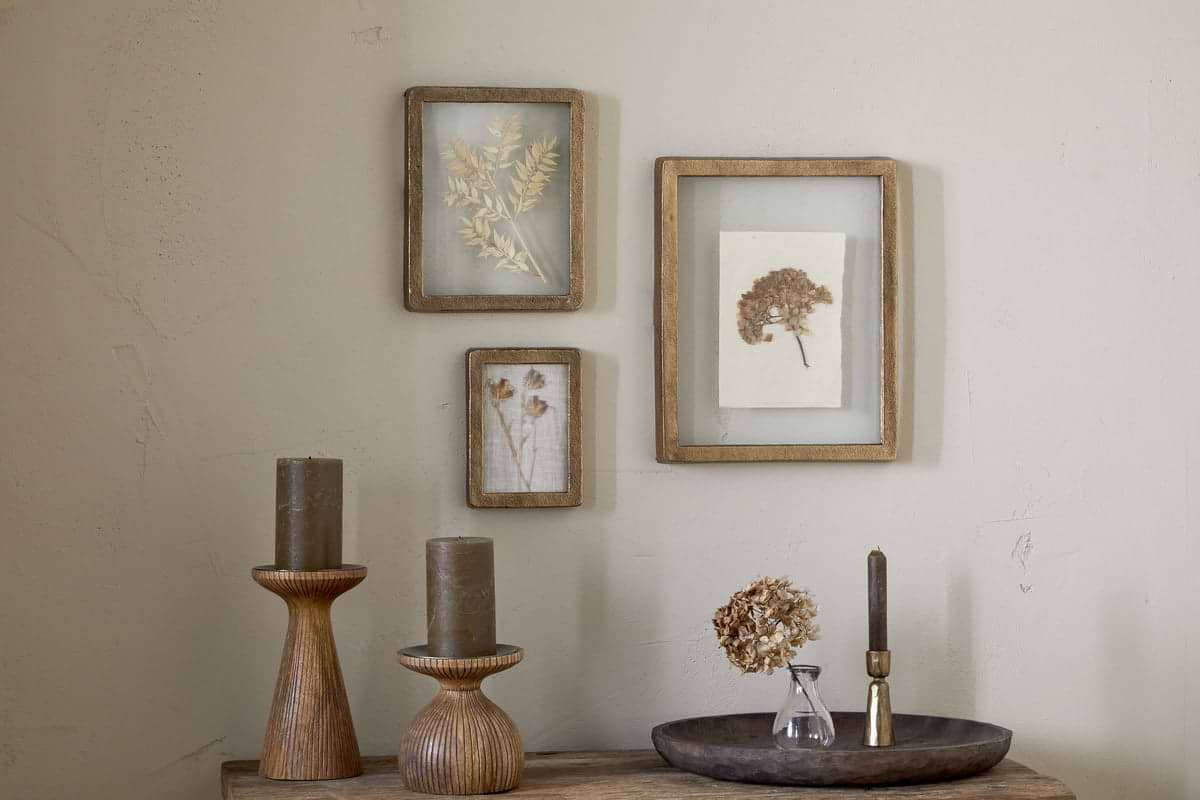 Jahala Wall Hung Photo Frame - Antique Brass - Antique Brass - Large-DECORATIVE ACCESSORIES-Nkuku