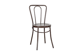 Jeavika Iron Outdoor Bistro Chair  - Black