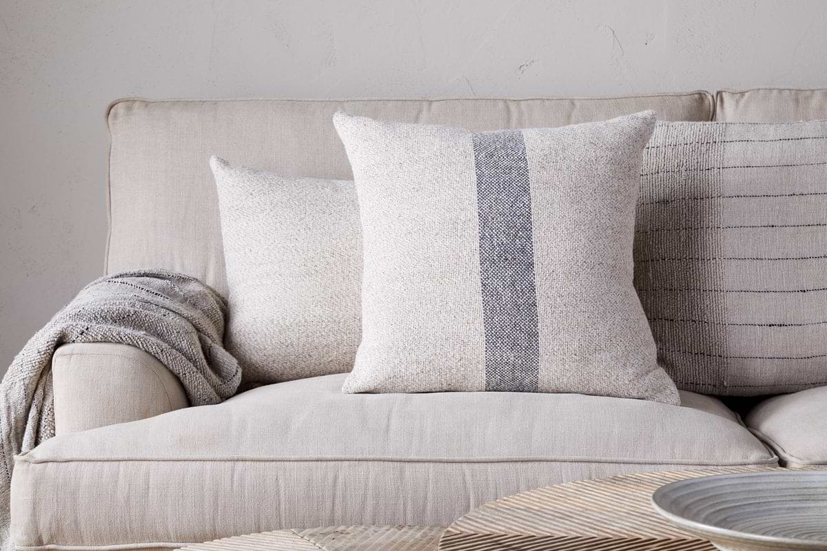 Kallu Wool & Cotton Cushion Cover - Natural - nkuku – Nkuku