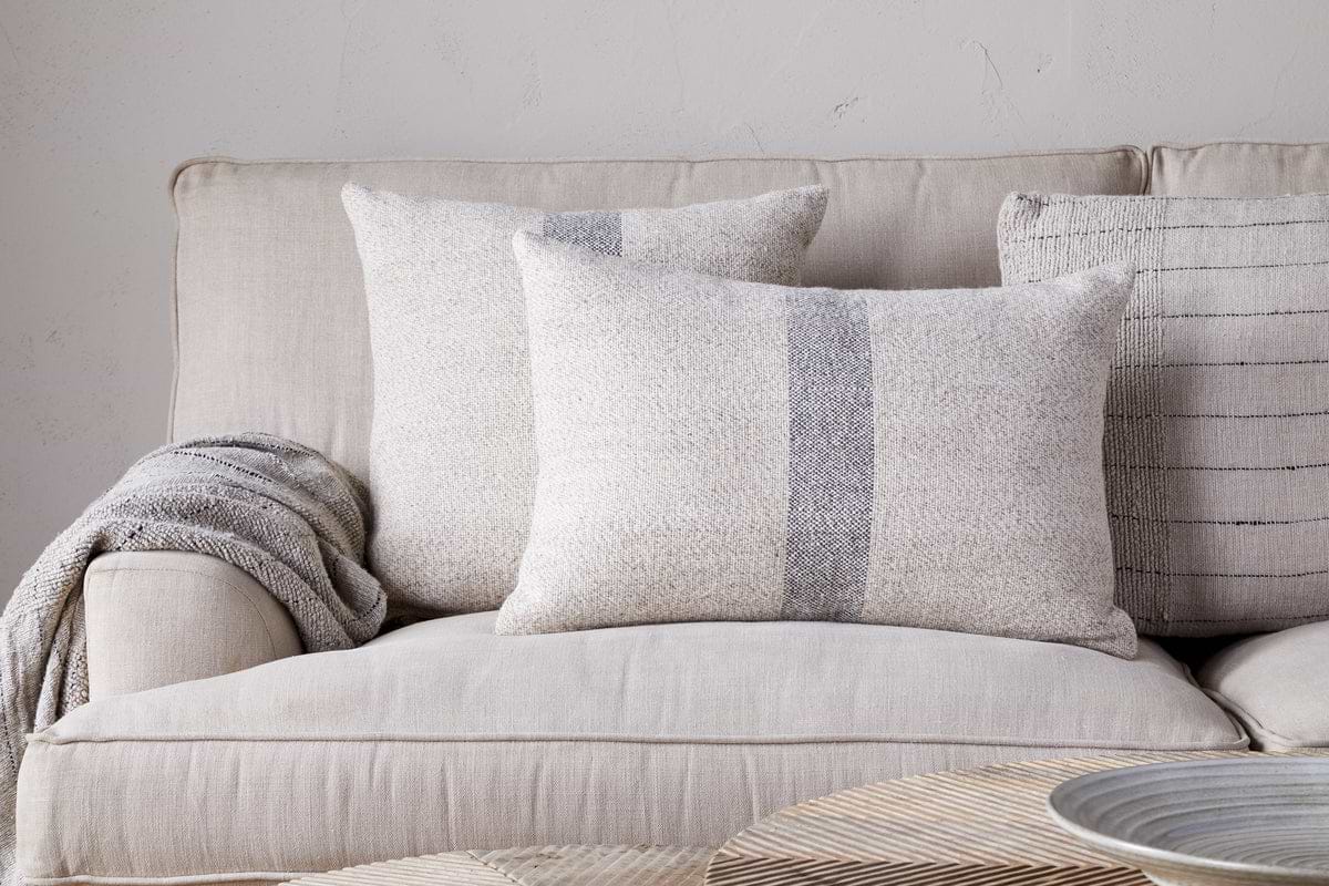 Kallu Wool & Cotton Cushion Cover - Natural-TEXTILES-Nkuku