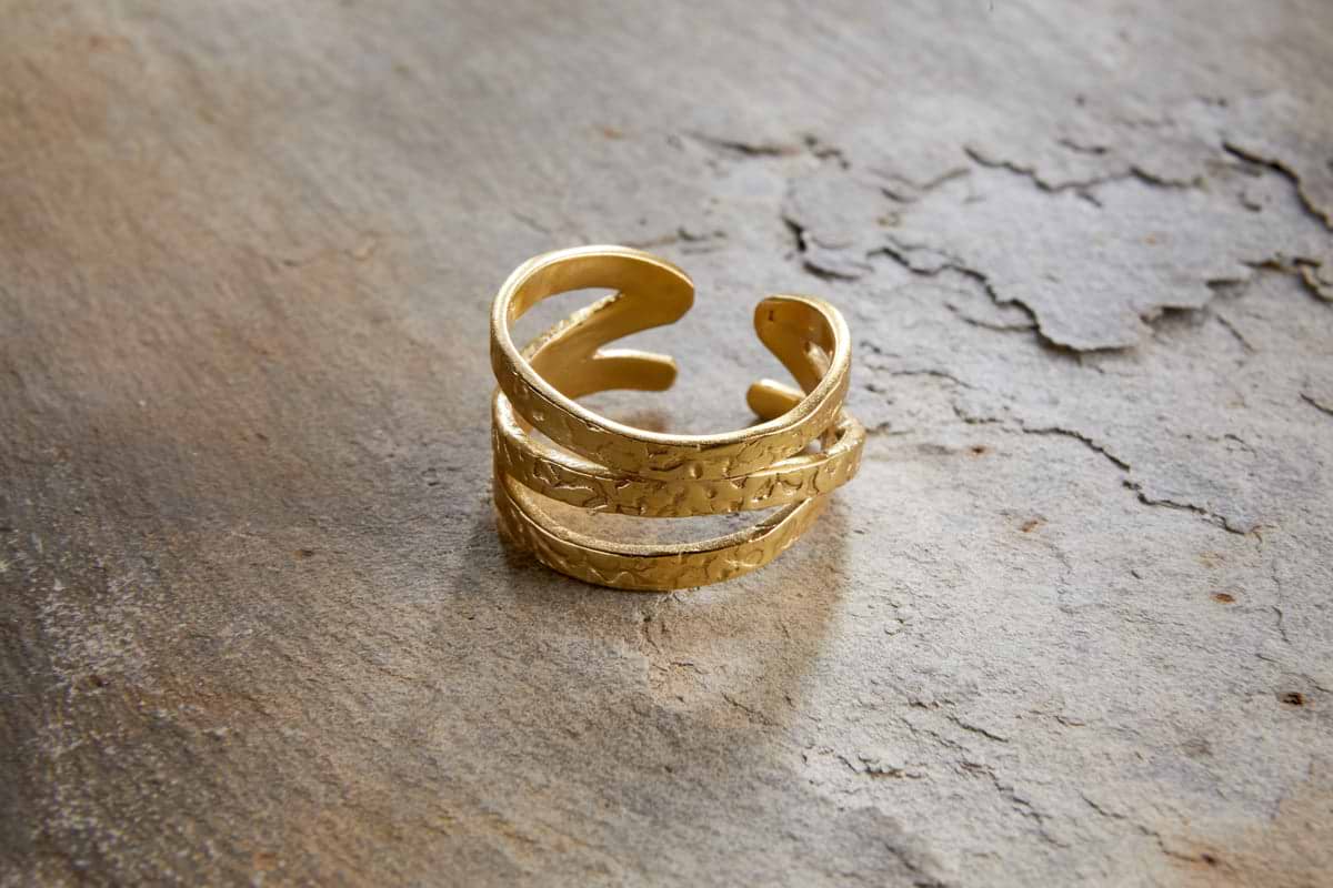 Katai Ring - Gold-GIFTING-Nkuku