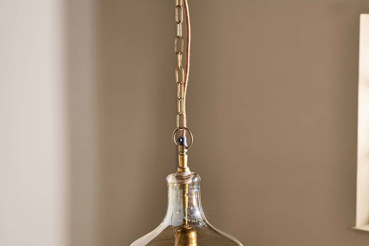 Kalsi Recycled Glass Pendant Light - Lustre - Large