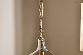 Kalsi Recycled Glass Pendant Light - Lustre - Small