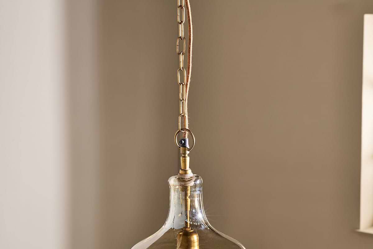 Kalsi Recycled Glass Pendant Light - Lustre - Small