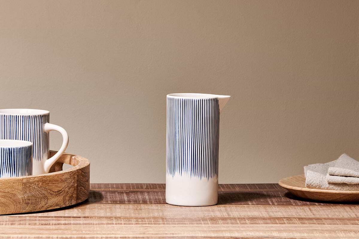 Karuma Ceramic Jug - Small-SERVEWARE-Nkuku