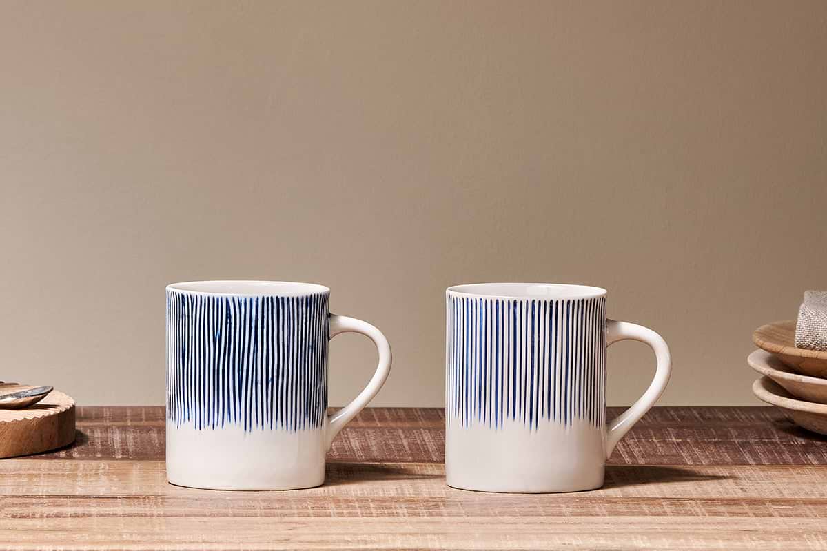 Karuma Ceramic Mug - Large (Set of 2)-TABLEWARE-Nkuku
